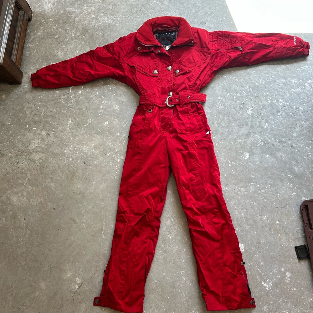 Spyder Red Insulated Ski Jacket - Embroidered